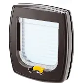 Ferplast Katten- En Hondenluik Swing 1 Bruin/transparant