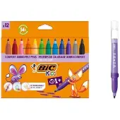 BIC Comfort Jumbo viltstiften, etui van 12 stuks