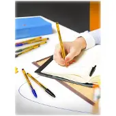 BIC Cristal Original Fine Balpen Zwart 0,3 mm Fijn 50 Stuks