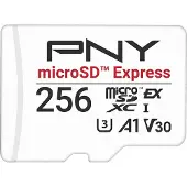 PNY microSD Express - microSDXC memory card - 256 GB - UHS-I U3 V30 A1 - 890/750 MB/s