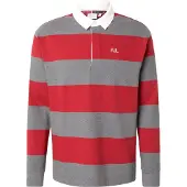 Pepe Jeans Shirt 'CRAIG' grijs gemêleerd / rood / wit
