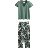 Next Pyjama beige / grijs / kaki