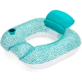 Bestway Opblaasbare zwemstoel blauw 43097