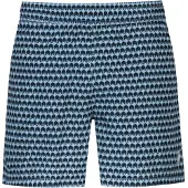 Mey Zwemshorts 'Crane Swarm' lichtblauw / zwart / wit