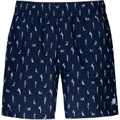 Mey Heren Zwemshorts 'Pin Up Doll' donkerblauw / lichtroze / zwart / wit