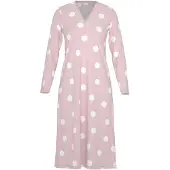 Mey Nachthemd 'Pretty Dots' rosa / wit