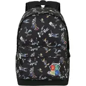 Warner Bros. Rugzak ' Looney Tunes Harry Tunes-FAN HS 2.0 ' blauw / groen / rood / zwart