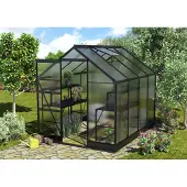 Vitavia Tuinkas Apollo 5000 - Polycarbonaat 4mm - Zwart - 195x261x207cm