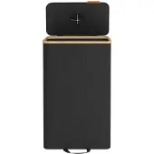 Songmics Flessencontainer – 100 L – Met deksel en binnenzak – Voor recycling