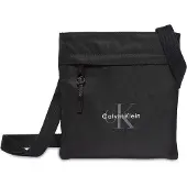 Calvin Klein Schoudertas donkergrijs / zwart / wit