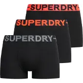 Superdry Boxershorts grijs gemêleerd / rood / zwart