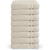 Byrklund gastendoekjes 30x50 - set van 8 - Hotelkwaliteit - Beige