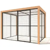 Glorenza Olivia - Kattenren - Aluminium - Antraciet - 260x190x187 cm