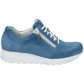 Durea 6263 wijdte G Veterschoenen | Maat 5.5 Dames Blauw