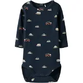 Name it Rompertje/body 'NBMThue' donkerblauw / olijfgroen / karmijnrood / wit