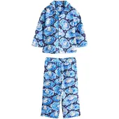 Next Nachtkledij 'Cath Kidston Moomins' blauw / nachtblauw / wit