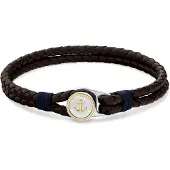 Tommy Hilfiger Armband 'Nautical' navy / bruin / goud / zilver
