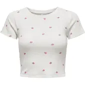 ONLY - ONLFENJA LIFE S/S AOP O-NECK TOP JRS - Meisjes - Blouses