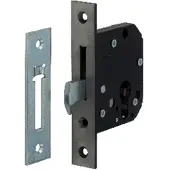 Nemef 4208 Veiligheidsbijzetslot | SKG** | DM50mm | voorplaat RVS 25x140mm rechthoekig | P 4208/12 | DR 1+2+3+4 - 9420817500