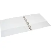 Quantore Presentatieringband A4 4-rings D-mech 25mm wit - 3 stuks