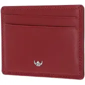 Golden Head Leren kaarthouder Polo RFID Protect Kartenetui 4448 Rot donkerrood