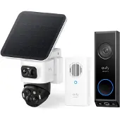 Eufy Security eufyCam S4 + Security E340 Video Deurbel met Chime