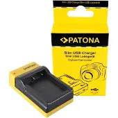 PATONA 151645, DC, Fujifilm FinePix HS30 EXR, HS30EXR, HS-30EXR, HS33 EXR, HS33EXR, HS-33EXR, XPro 1, X-Pro 1, Zwart, Geel, 8,4 V, 0,5 A, 1 A