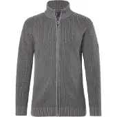 JP 1880 Gebreid vest grijs / donkergrijs