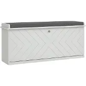 HOMCOM -Schoenenbank-Spaanplaat-100x26x44,5cm-Wit
