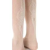 Falke netpanty met naad maat M offwhite