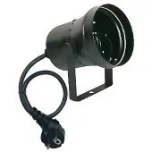 Showtec parcan 36 pinspot zwart