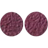 Charme Bijoux Oorbellen -Bordeaux -4 cm- extra groot-