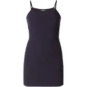 Base Level katoenen onderjurk met verstelbare bandjes donkerblauw female | Maat: 38