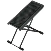 K&M - K&M 14670 - Voetsteun voor Gitaar – Zwart – Stabiliteit & Comfort voor Zittend Spelen