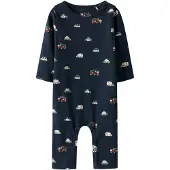 Name it Rompertje/body 'NBMThue' navy / kaki / wijnrood / wit