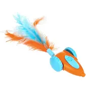 FOFOS interactieve race wagen met veren 19x5x3 cm