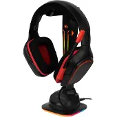 Egogear SAC1-UNI-RGB, hoofdtelefoonstandaard, zwart