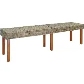 vidaXL Bank Naturel 160 x 35 x 45 cm Massief Mango Hout