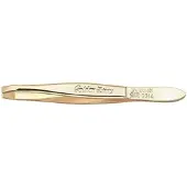 Erbe pincet verguld gebogen 8cm (erbe92314)