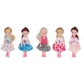 Eddy Toys Fashion doll mini 5pcs