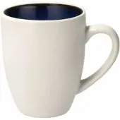 Bitz Mok Gastro White / Dark Blue 300 ml (Set van 4)