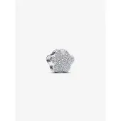 Pandora Bedel Silver Getextureerde Mini Pootafdruk Charm 794043C00
