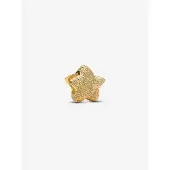 Pandora Bedel Goldplated Getextureerde Mini Ster Charm 764050C00