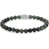 Rebel & Rose Green Rocks RR-60139-S-L Armband 6mm Groen 19cm