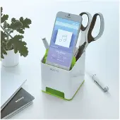 Leitz Pennenhouder WOW wit/groen - 2 stuks