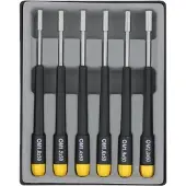 Donau Elektronik Schroevendraaierset Elektronica en fijnmechanica 6-delig Dop (zeskant)