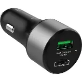Crong Power-Autoladegerät 1x USB-A 1x USB-C (CRG-PWRC-USBC63-BLK)