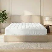 Sleeptime Wasbare Topper & Hoeslaken in 1 – Ultiem Slaapcomfort - Wit