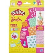 Play-Doh -patronenpakket Barbie Parels en strikken - Navulset - Boetseerklei