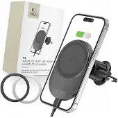 Tech-Protect Auto Telefoonhouder MagSafe 15W Inductielader - Zwart